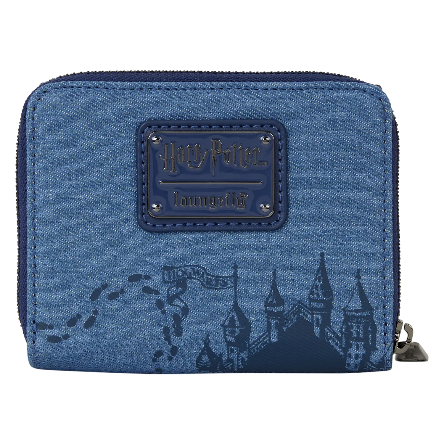 Harry Potter Hogwarts Denim Tri-fold Wallet - Image 4