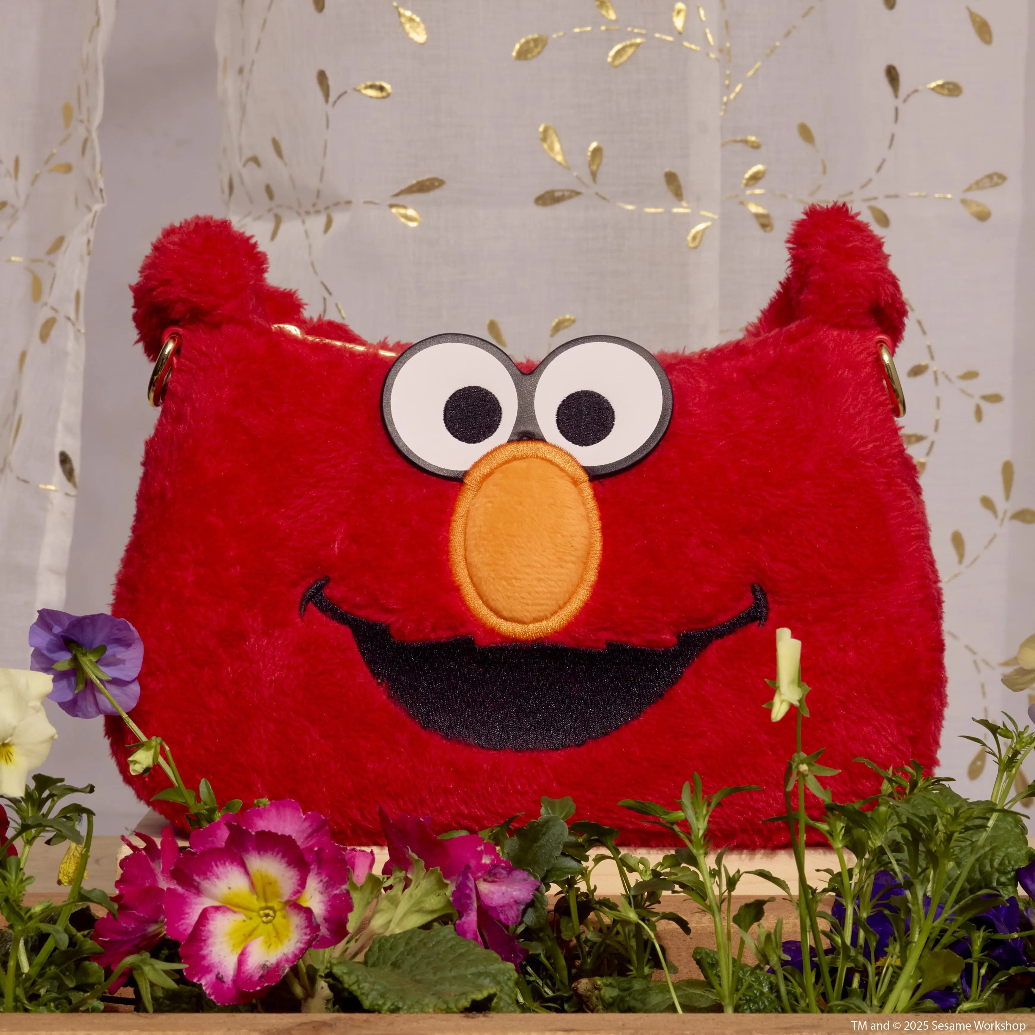 Sesame Street Elmo Plush Cosplay Crossbody Bag - Image 2
