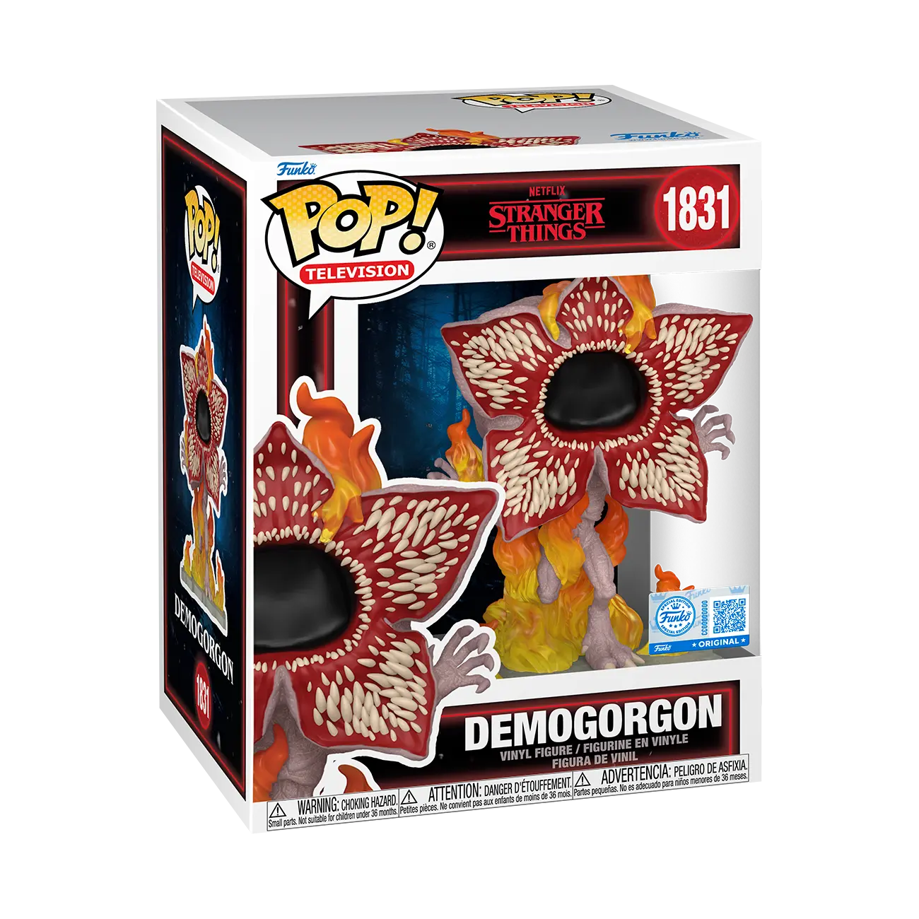 Pop! Premium Demogorgon on Fire - Image 2