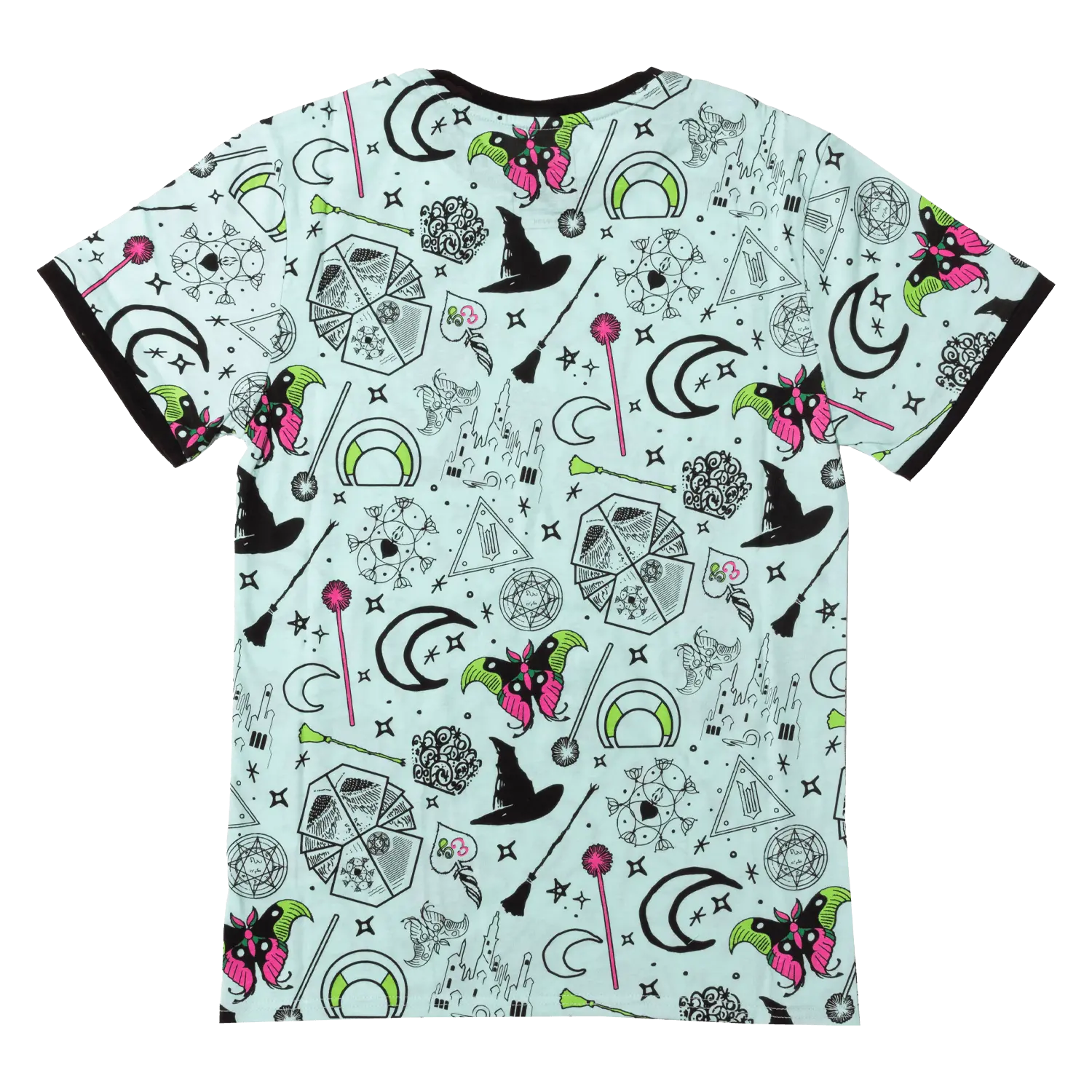 Wicked Elphaba & Glinda All-Over Print Unisex Tee - Image 3