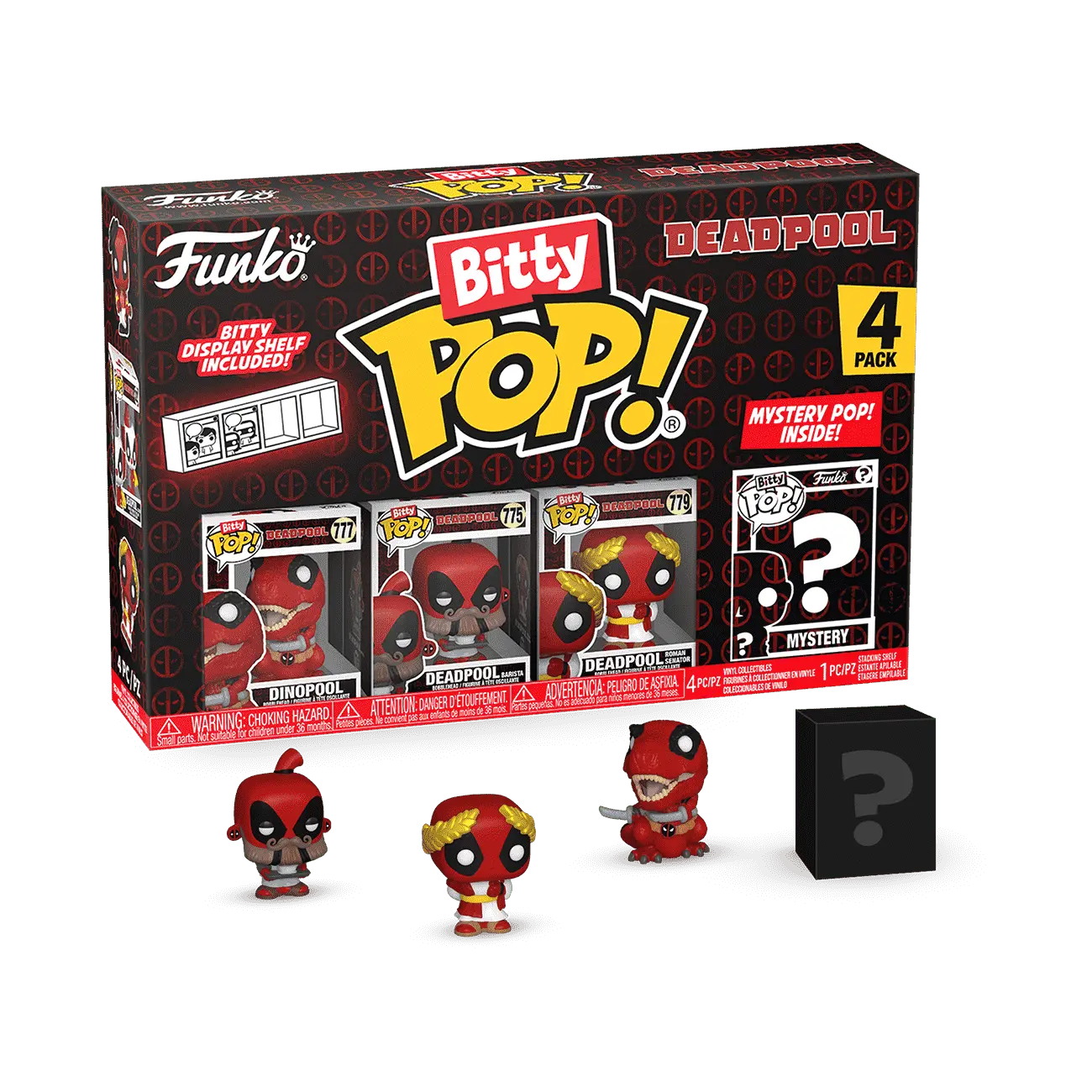 Bitty Pop! Deadpool 4-Pack Series 3