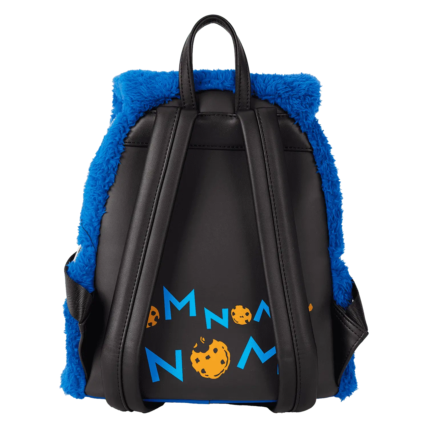 Sesame Street Cookie Monster Plush Cosplay Mini Backpack With Coin Bag - Image 12