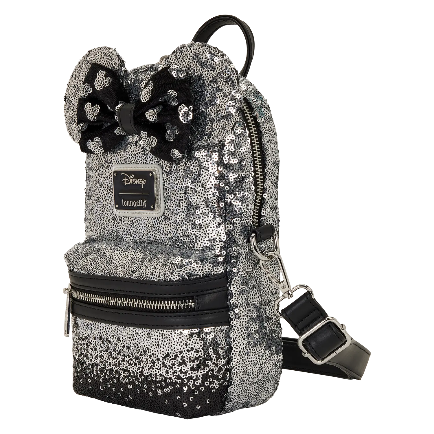 Minnie Mouse Ombre Sequin Sling Crossbody Bag - Image 3