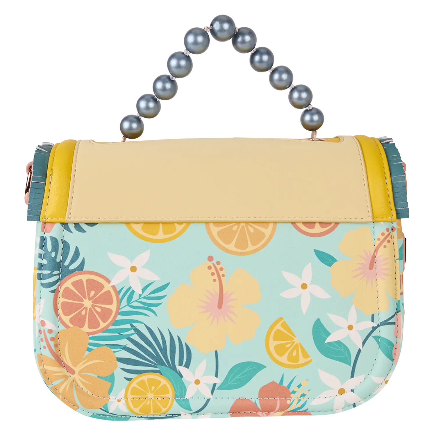 Loungefly Tropical Lemon Floral Crossbody Bag - Image 4