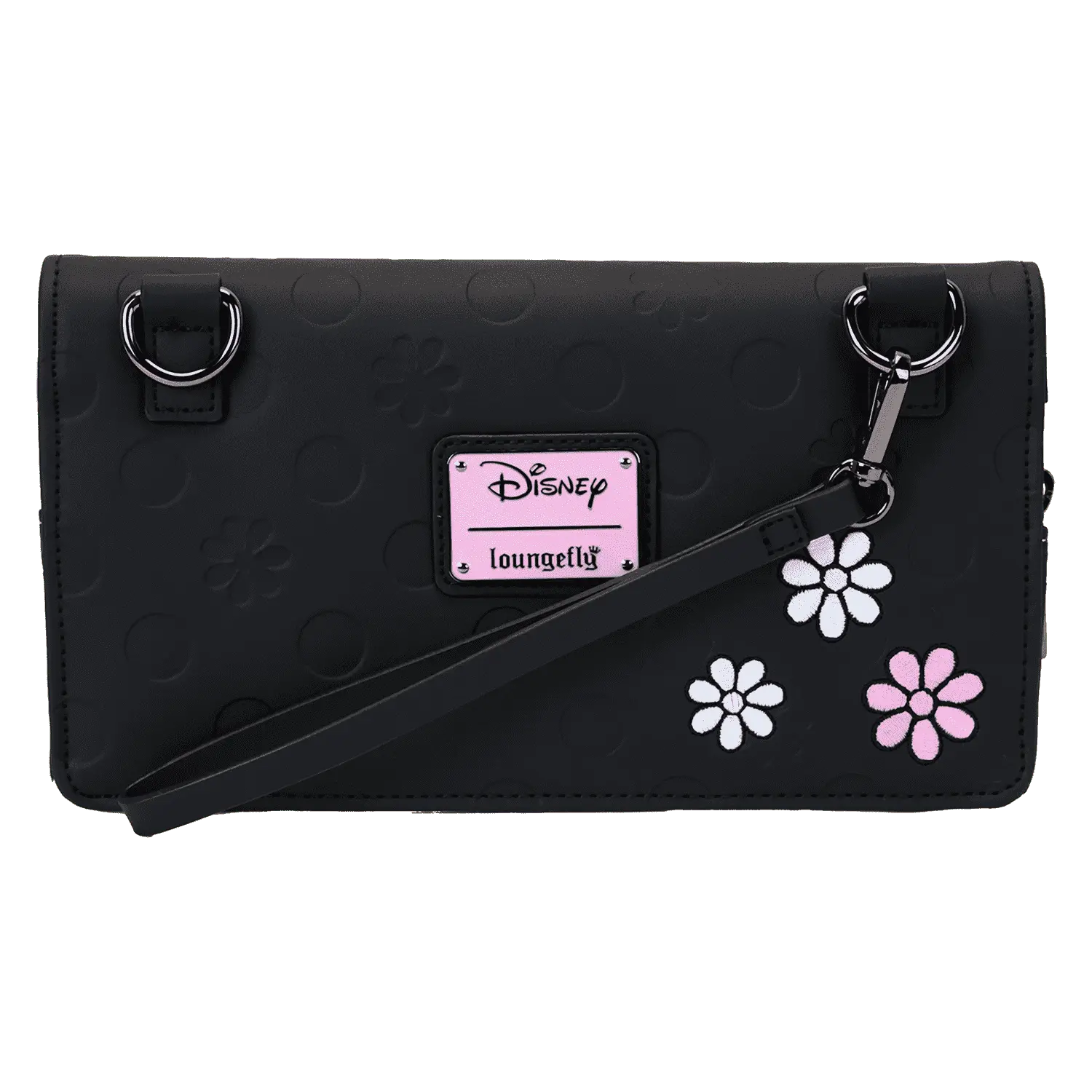 Minnie Mouse Floral Rock The Dots Clutch Crossbody Bag - Image 6