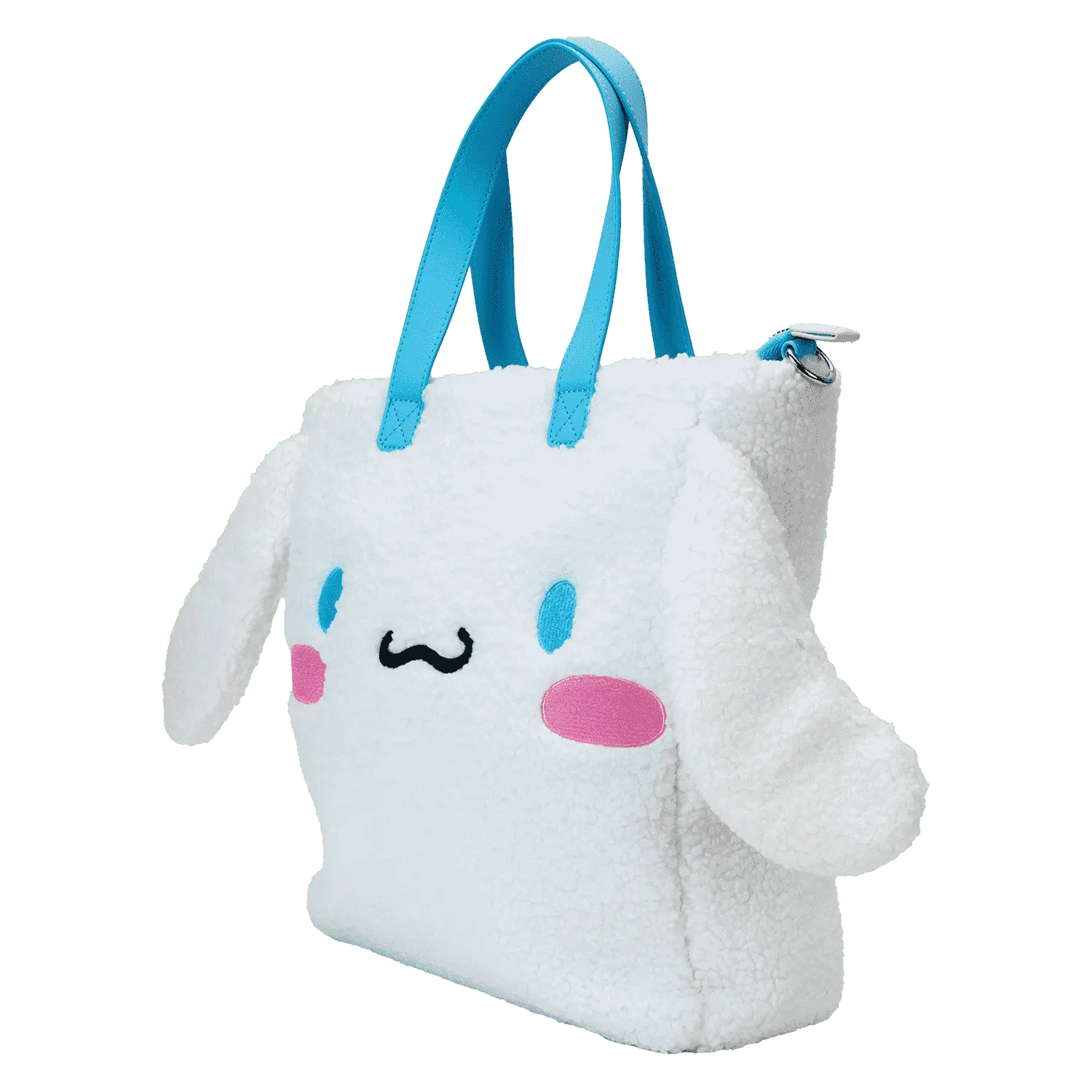 Sanrio Cinnamoroll Cosplay Sherpa Tote Crossbody Bag With Coin Bag - Image 5