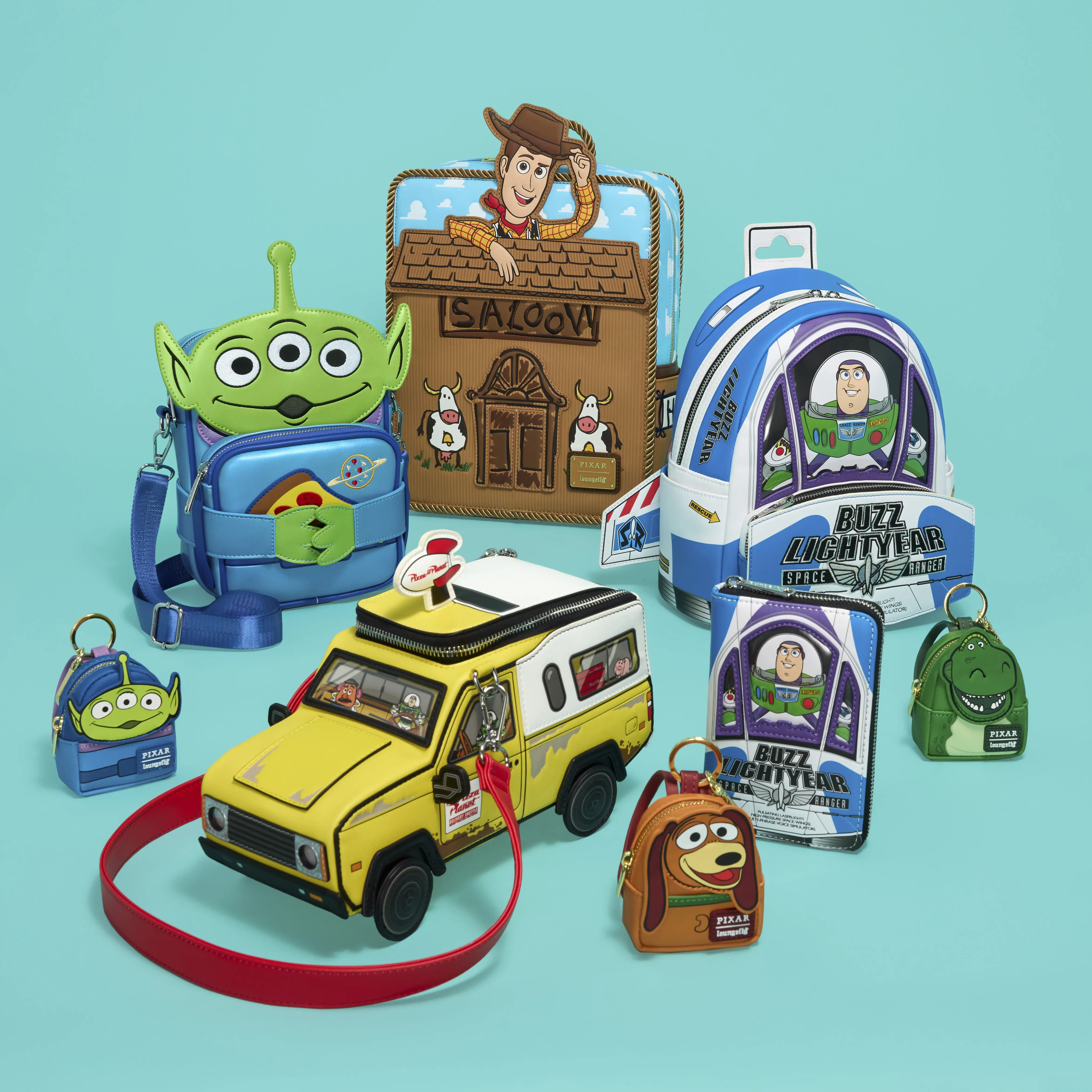 Toy Story 30th Anniversary Aliens Crossbuddies Cosplay Crossbody Bag with Coin Bag - Image 4