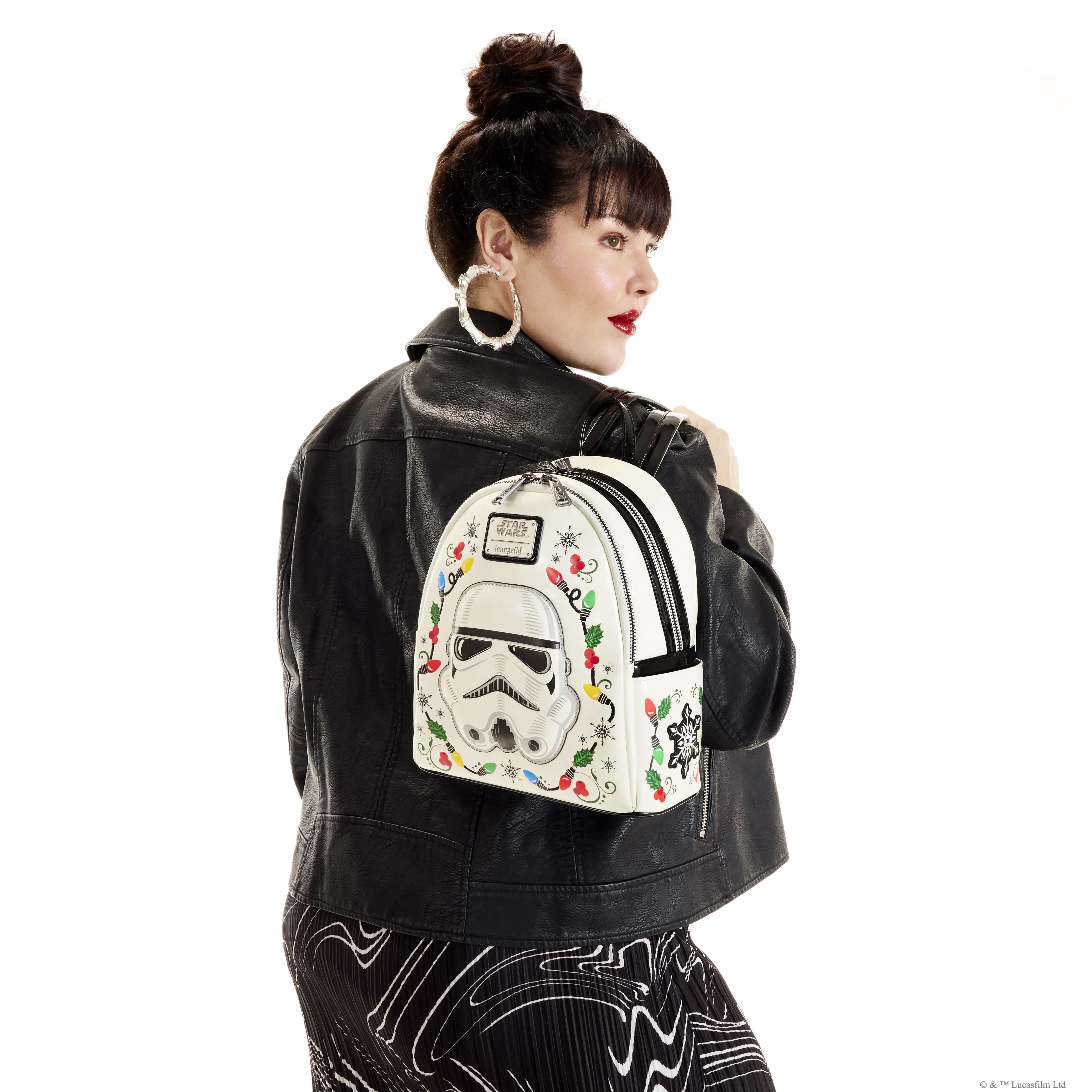 Star Wars Stormtrooper Cosplay String Lights Light-Up Mini Backpack - Image 3