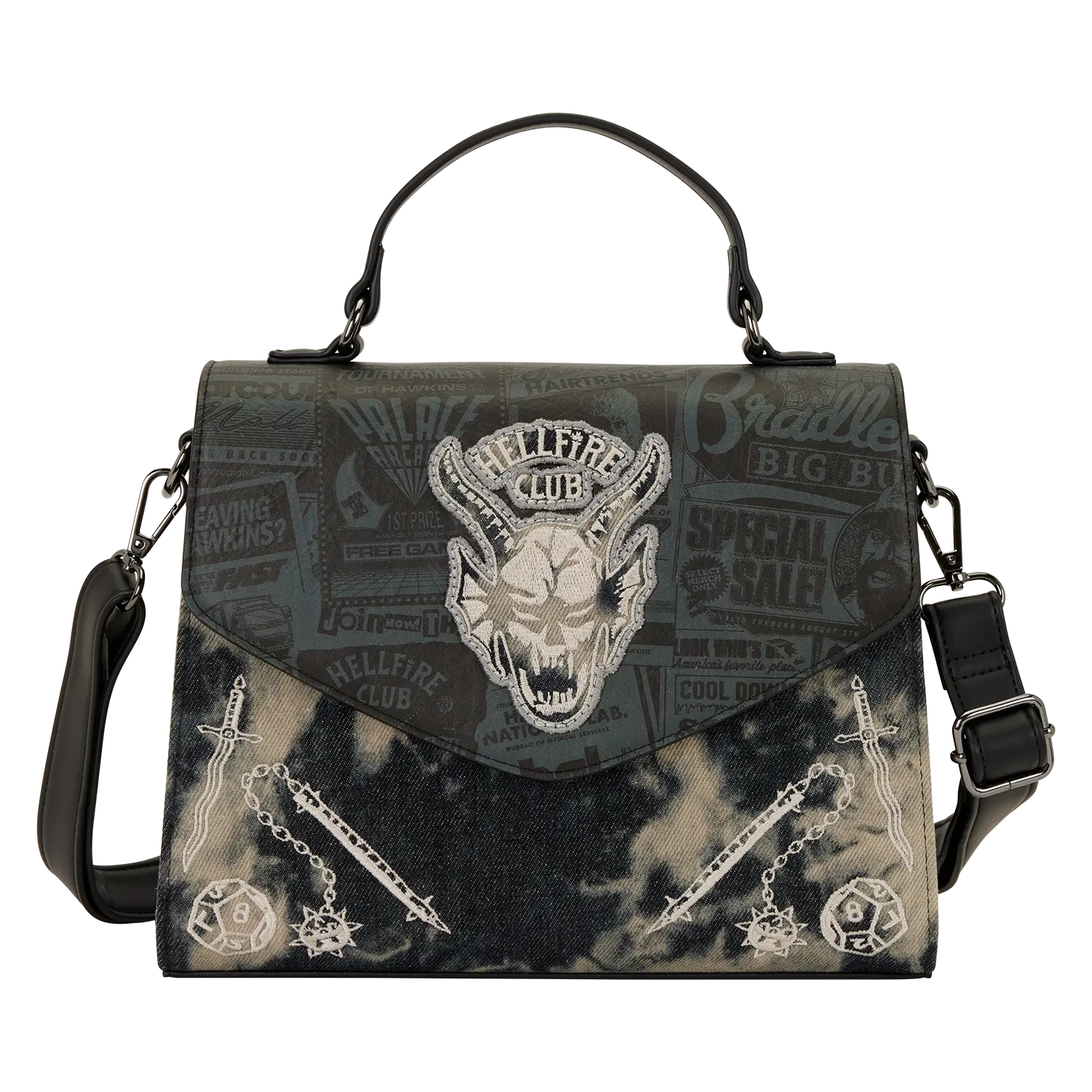 Stranger Things 5 Hellfire Club Crossbody Bag