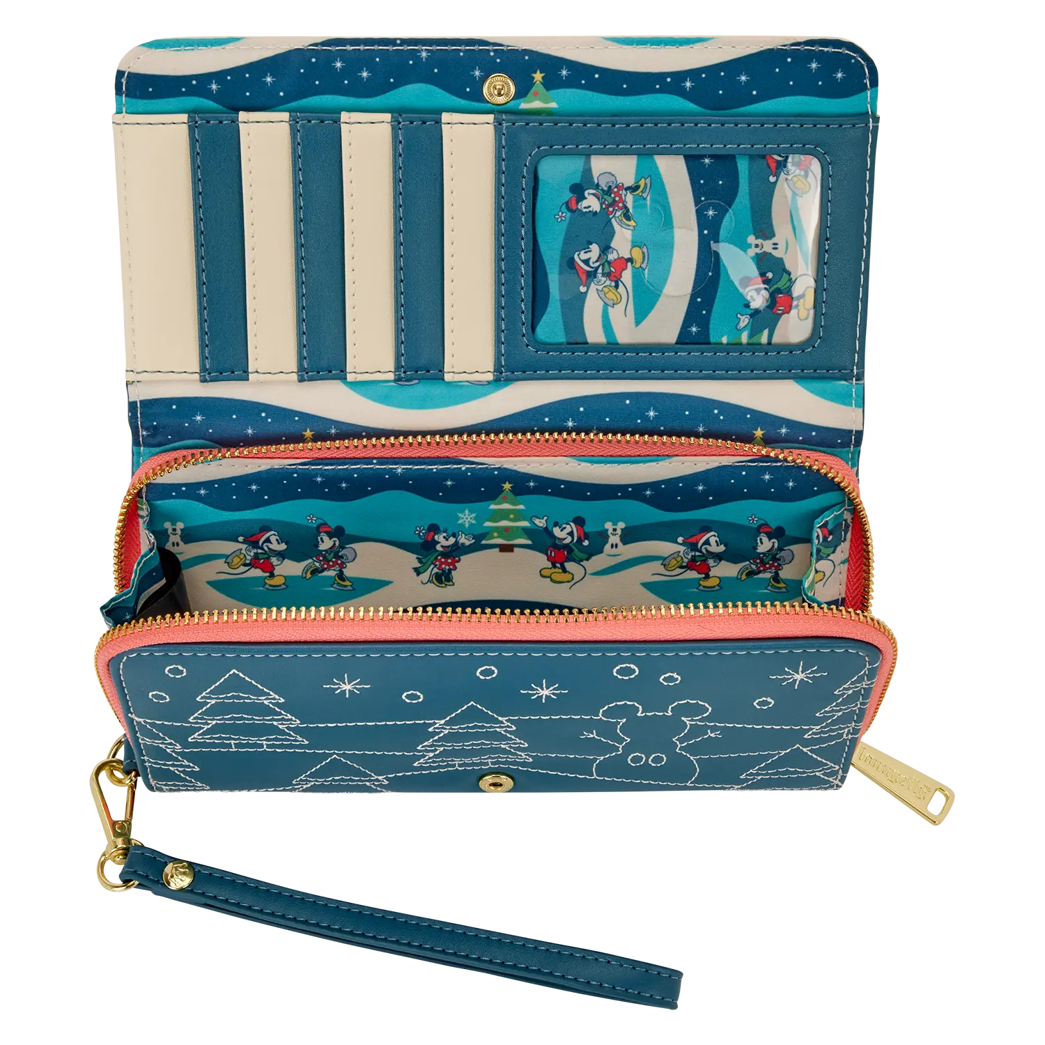 Mickey & Minnie Holiday Wristlet Wallet - Image 5