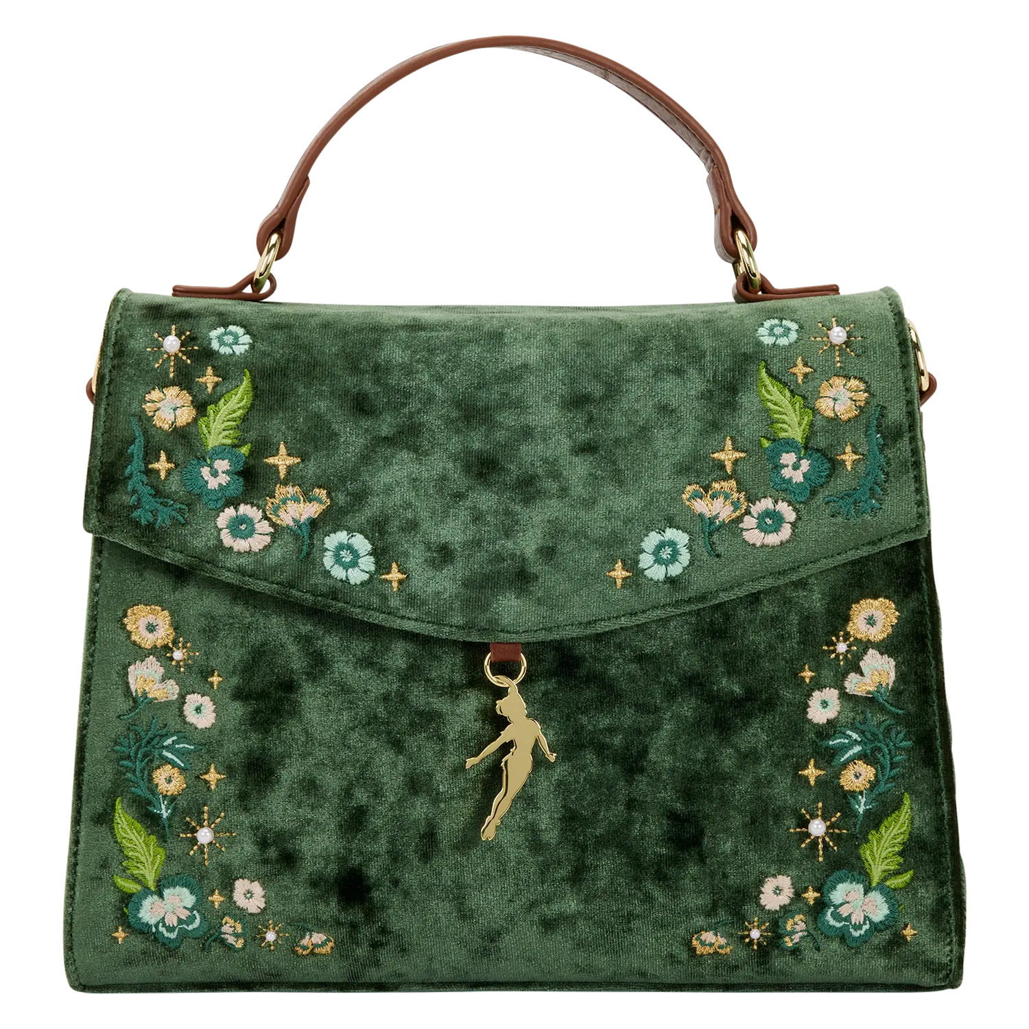 Peter Pan Exclusive Quilted Texture Crossbody Bag